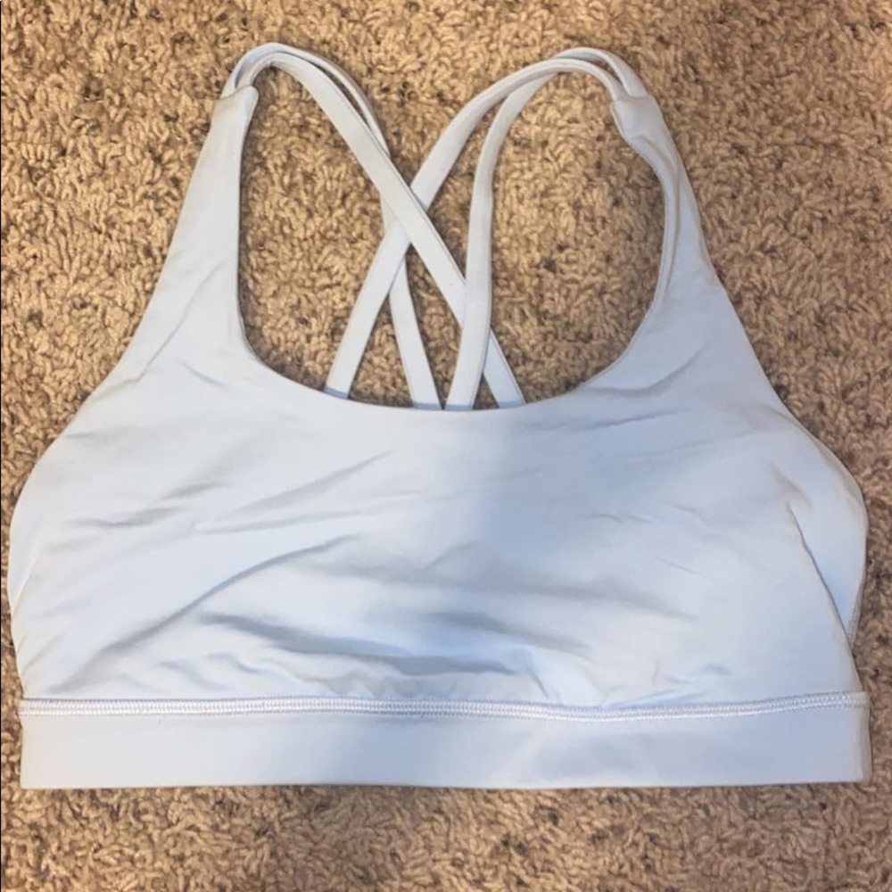 LuluLemon Baby Blue Energy Bra